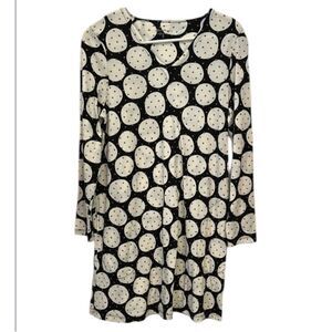 Gundrun Sjoden Polka Dot Long Sleeve Dress small